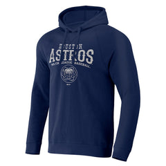 Houston Astros Darius Rucker Collection Waffle-Knit Raglan Pullover Hoodie Navy