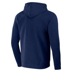 Houston Astros Darius Rucker Collection Waffle-Knit Raglan Pullover Hoodie Navy