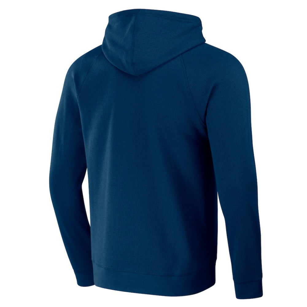 Minnesota Twins Darius Rucker Collection Waffle-Knit Raglan Pullover Hoodie Navy