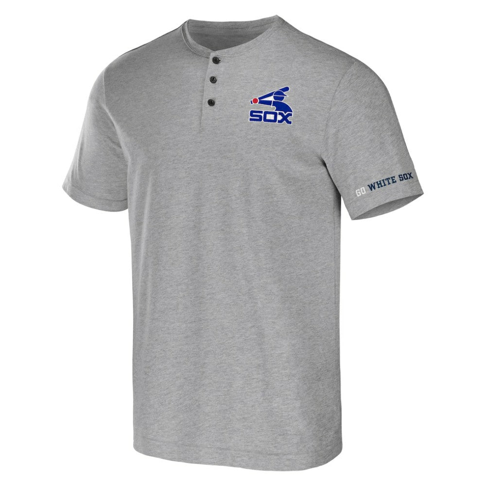 Chicago White Sox Darius Rucker Collection Henley T-Shirt Heather Gray