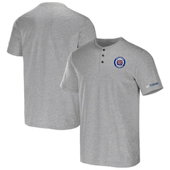 Detroit Tigers Darius Rucker Collection Henley T-Shirt Heather Gray