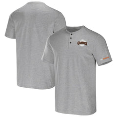 San Francisco Giants Darius Rucker Collection Henley T-Shirt Heather Gray