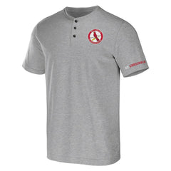 St. Louis Cardinals Darius Rucker Collection Henley T-Shirt Heather Gray