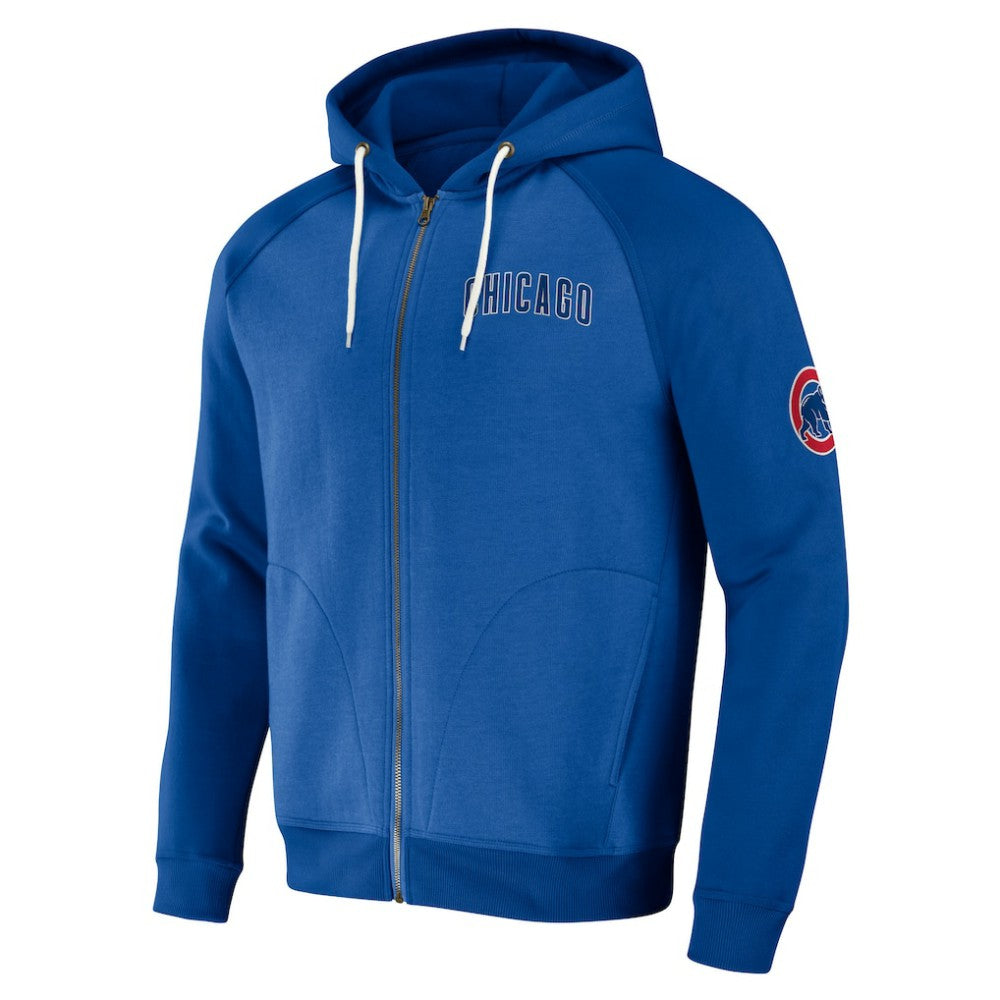 Chicago Cubs Darius Rucker Collection Raglan Full-Zip Hoodie Royal