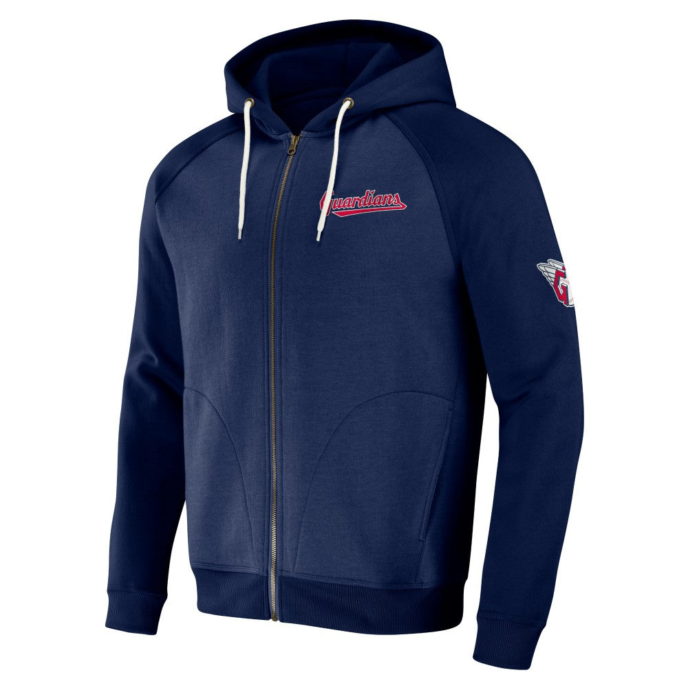Cleveland Guardians Darius Rucker Collection Raglan Full-Zip Hoodie Navy