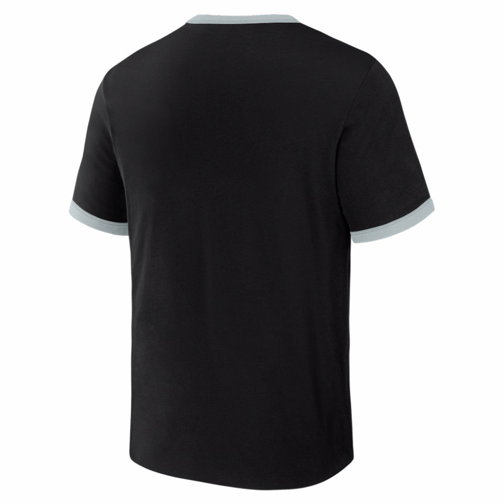 Chicago White Sox Darius Rucker Collection Two-Way Ringer Reversible T-Shirt Black/Gray