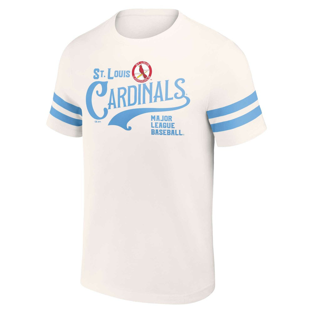 St. Louis Cardinals Darius Rucker Collection Yarn Dye Vintage T-Shirt Cream