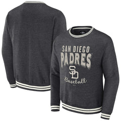 San Diego Padres Darius Rucker Collection Vintage Pullover Sweatshirt Heather Charcoal