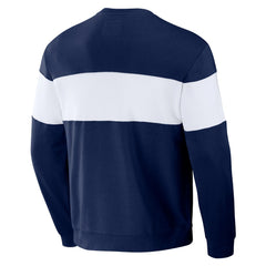 Cleveland Guardians Darius Rucker Collection Stripe Pullover Sweatshirt Navy