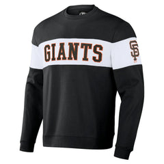 San Francisco Giants Darius Rucker Collection Stripe Pullover Sweatshirt Black