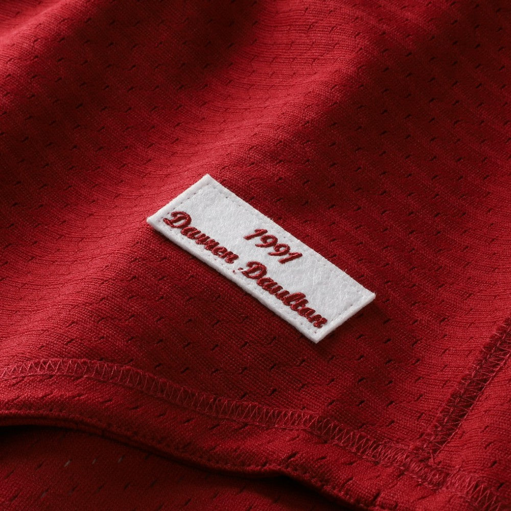 Darren Daulton Philadelphia Phillies Authentic Batting Practice Jersey Scarlet | Mitchell & Ness