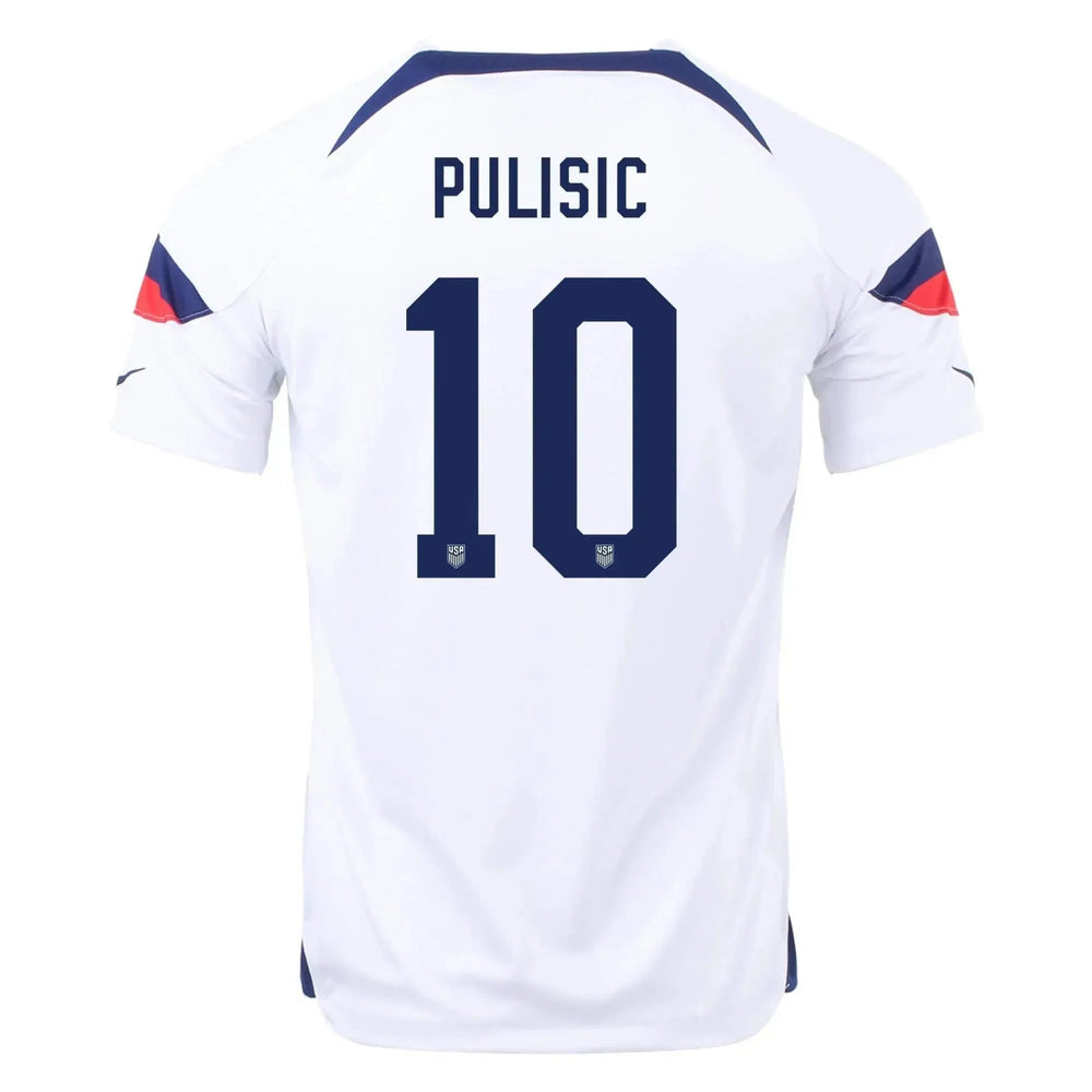 2022-23 USA Home Youth Soccer Jersey White-Loyal Blue - Nike