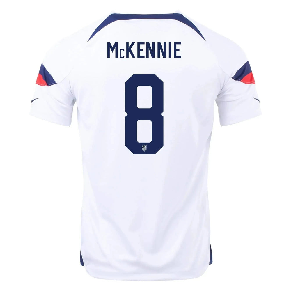 2022-23 USA Home Youth Soccer Jersey White-Loyal Blue - Nike