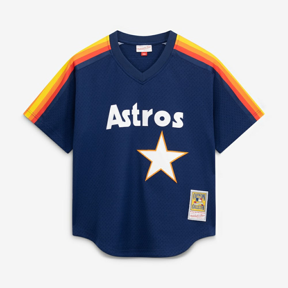 Jeff Bagwell Houston Astros Authentic Batting Practice Jersey Navy | Mitchell & Ness