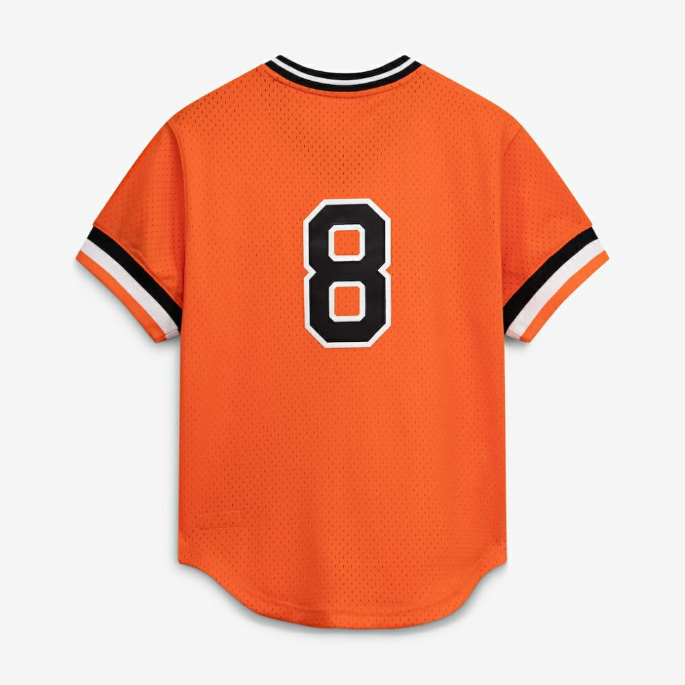 Cal Ripken Jr. Baltimore Orioles Authentic Batting Practice Jersey Orange | Mitchell & Ness