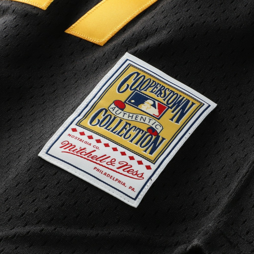Kent Tekulve Pittsburgh Pirates Authentic Batting Practice Jersey Black | Mitchell & Ness
