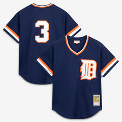 Alan Trammell Detroit Tigers Authentic Batting Practice Jersey Navy | Mitchell & Ness