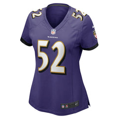 Ray Lewis Baltimore Ravens Women's Game Jersey - Purple