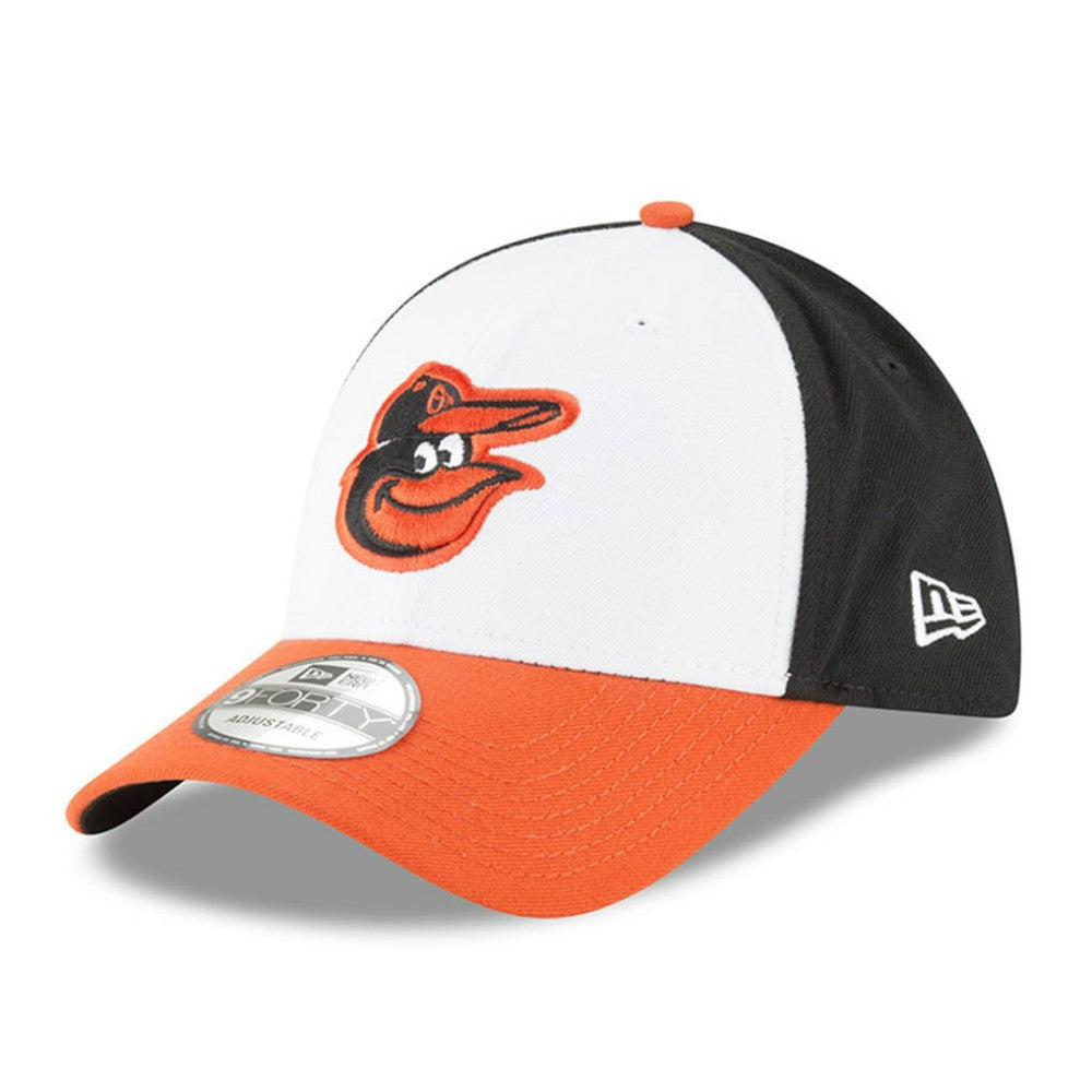 Baltimore Orioles Men's Logo League 9Forty Adjustable Hat White | New Era