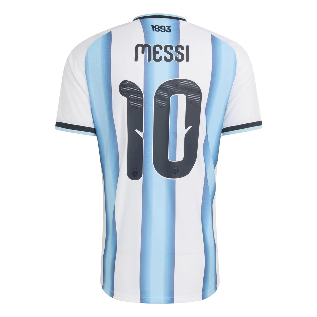 2026 Argentina Men's Authentic Home Messi #10 Soccer Jersey White / Icey Blue / Light Blue - Adidas